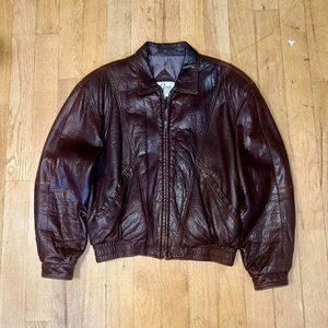 Crazy Vintage Made in Los Angeles 70/80's cropped leather jacket in prestine con